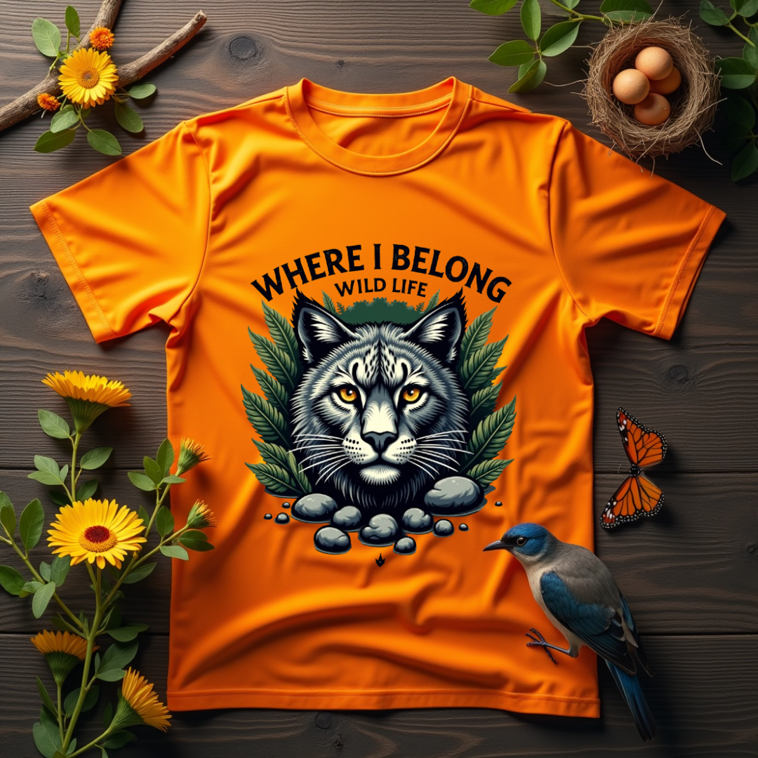 Wild Spirit Graphic Softstyle T-Shirt- Cat Lovers