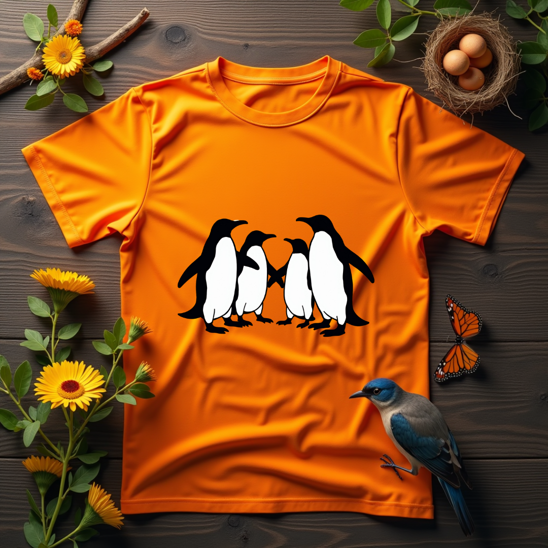 Dance Penguins Graphic Softstyle T-Shirt