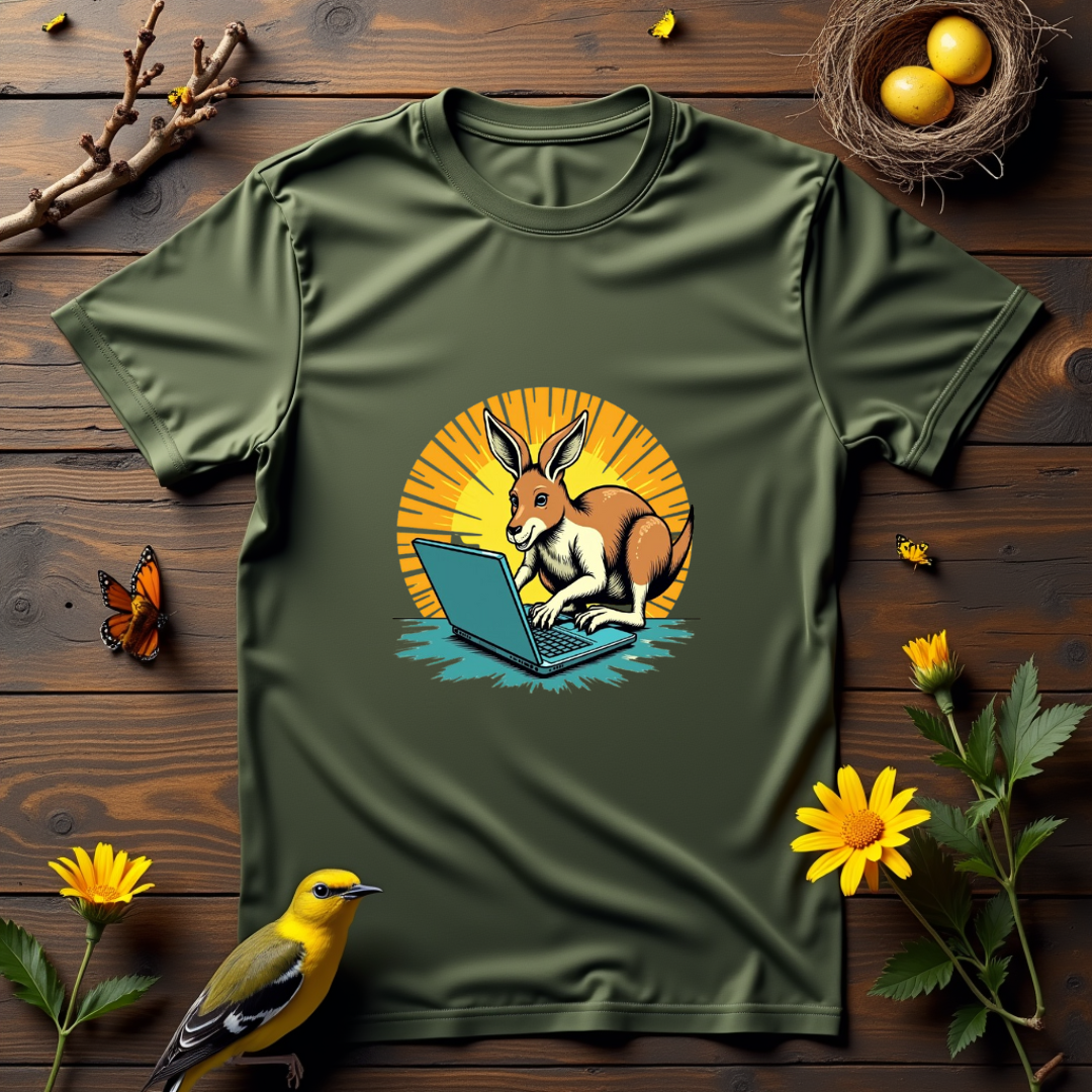 Kangaroo Hustle Graphic Softstyle T-Shirt