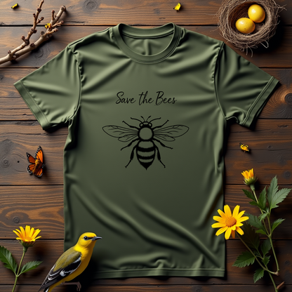 Elegant Bee Graphic Softstyle T-Shirt