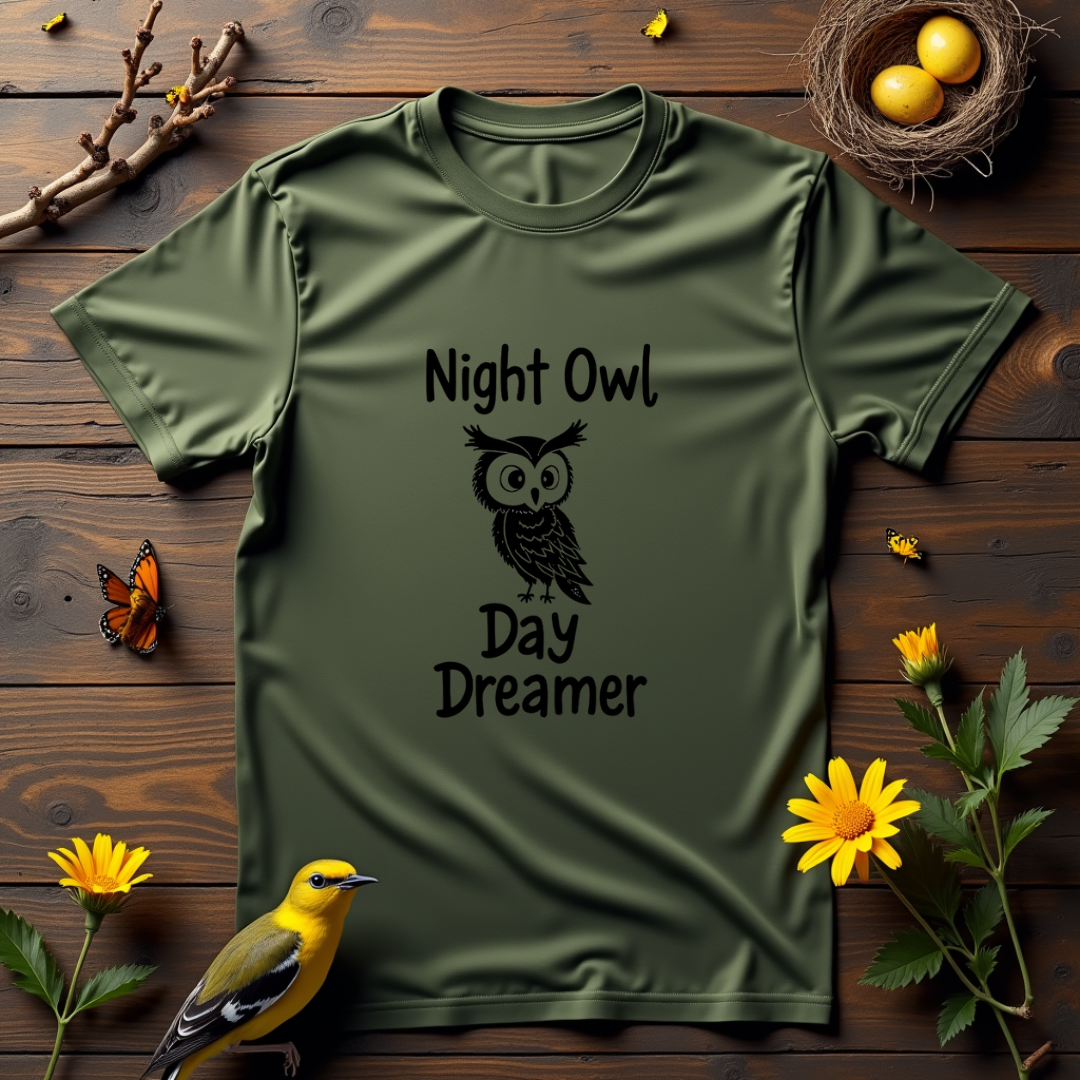 Night Owl Graphic Softstyle T-Shirt