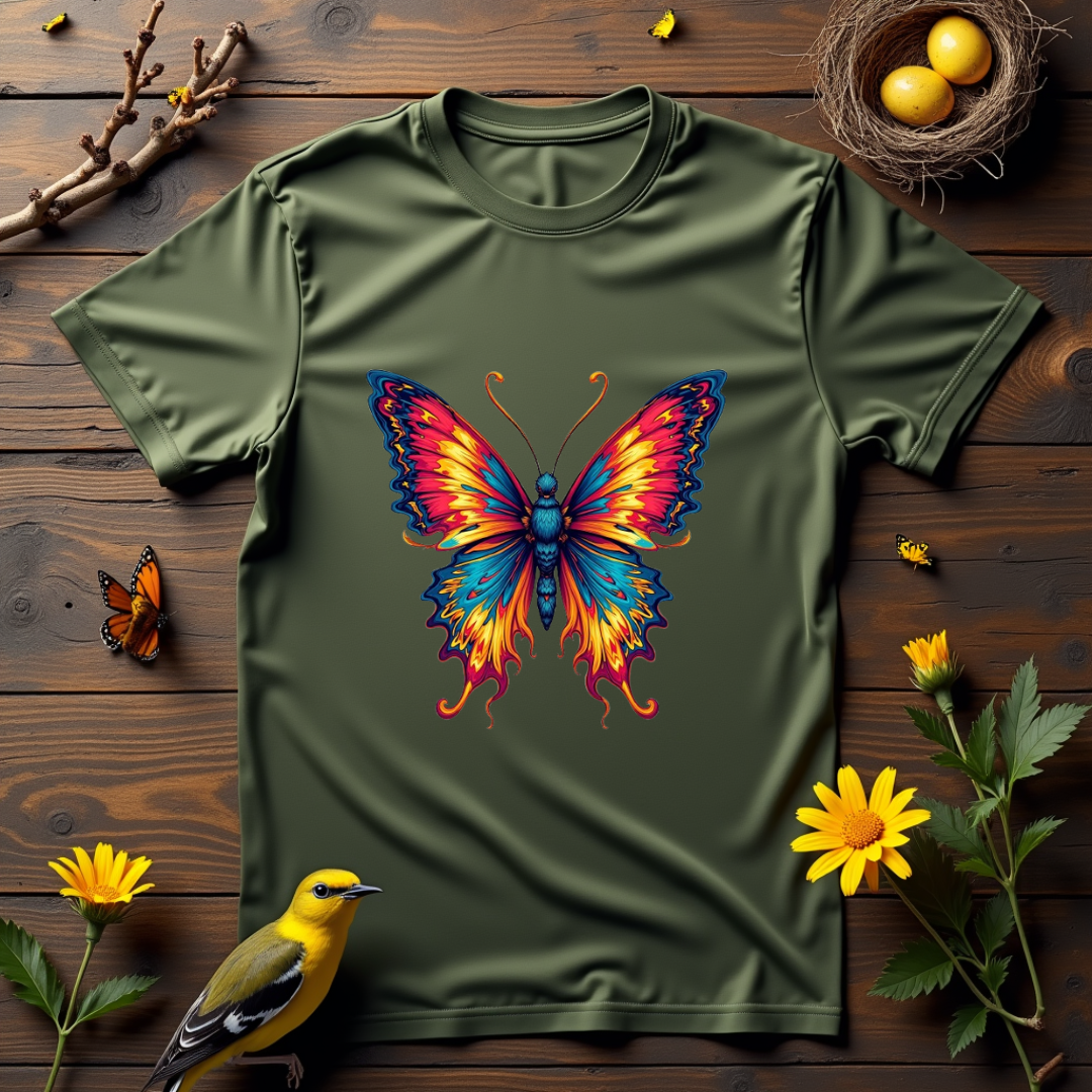 Vibrant colors Butterfly Softstyle T-Shirt