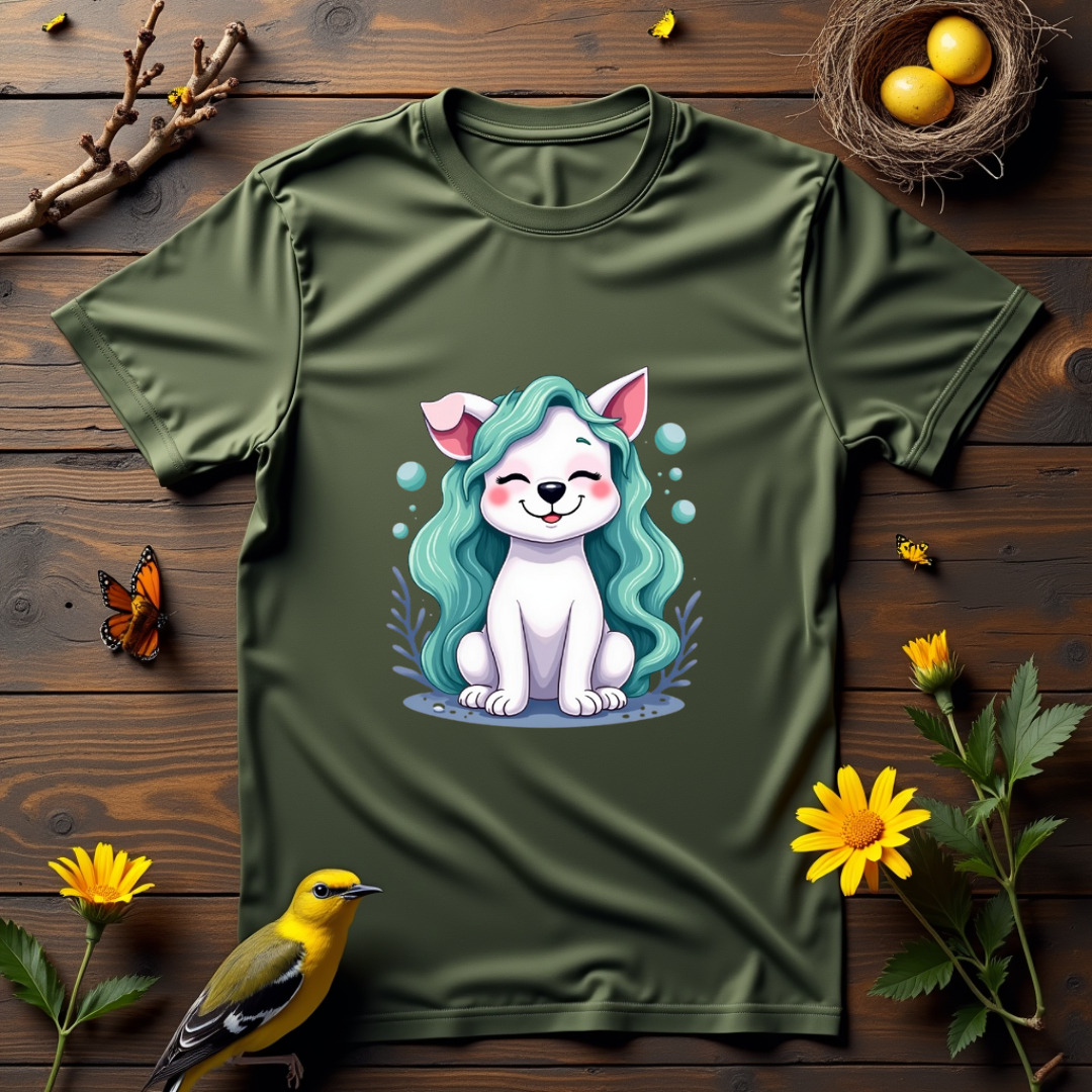 Mermaid Pooch Graphic Softstyle T-Shirt