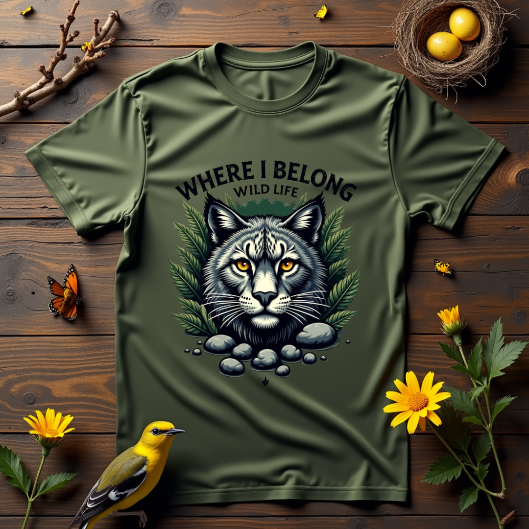 Wild Spirit Graphic Softstyle T-Shirt- Cat Lovers