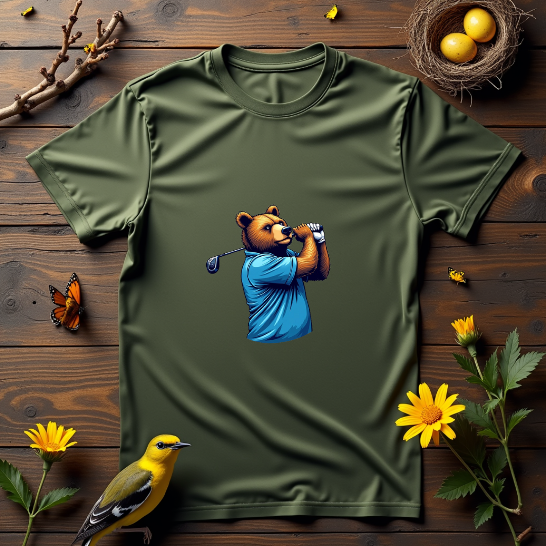 Bear Golfer Softstyle T-Shirt