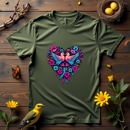 Love Birds Softstyle T-Shirt – Birds Lover's