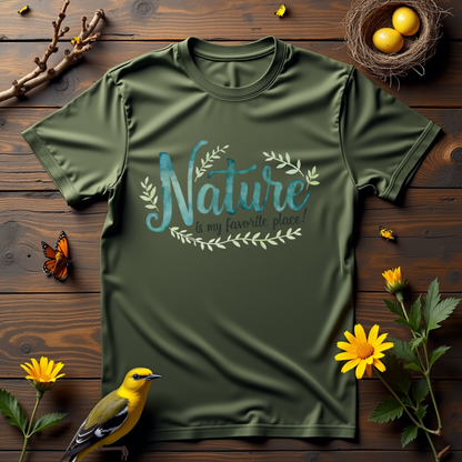 Tranquil Watercolor Nature Softstyle T-Shirt –