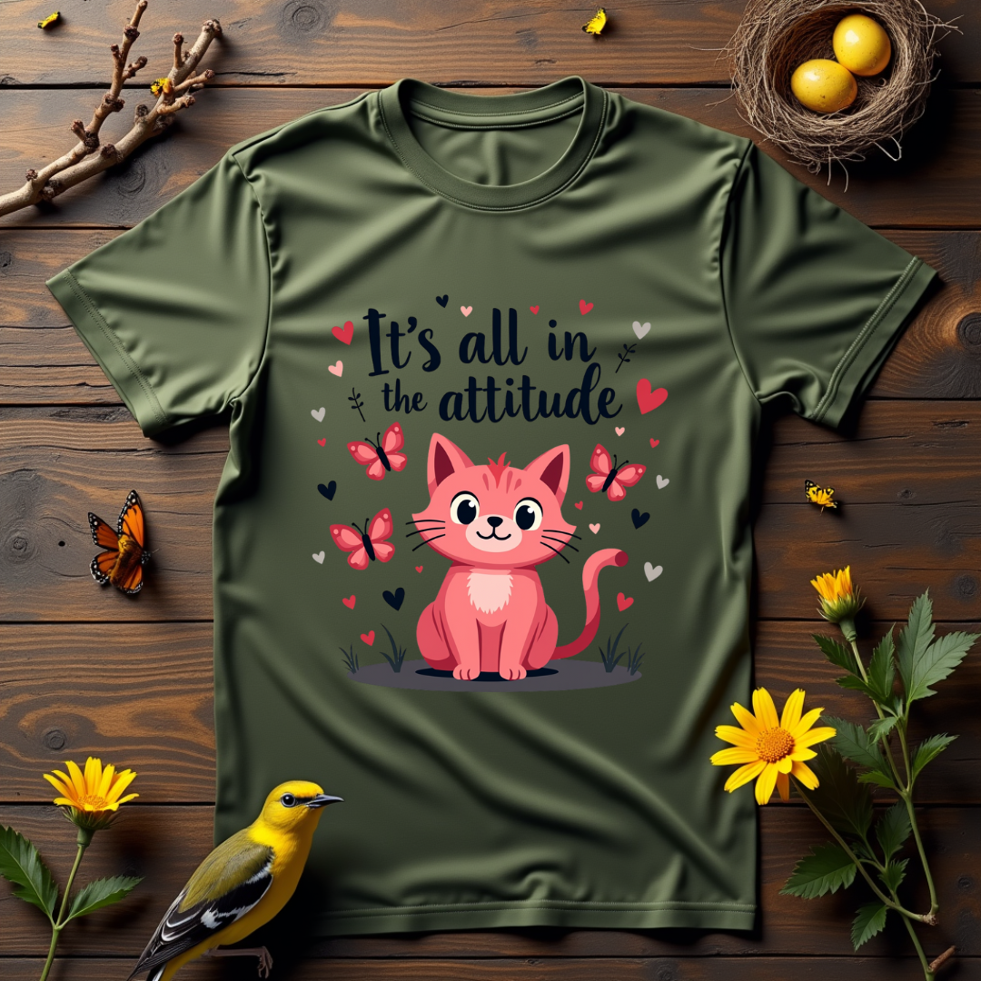 Attitude Cat Softstyle T-Shirt –