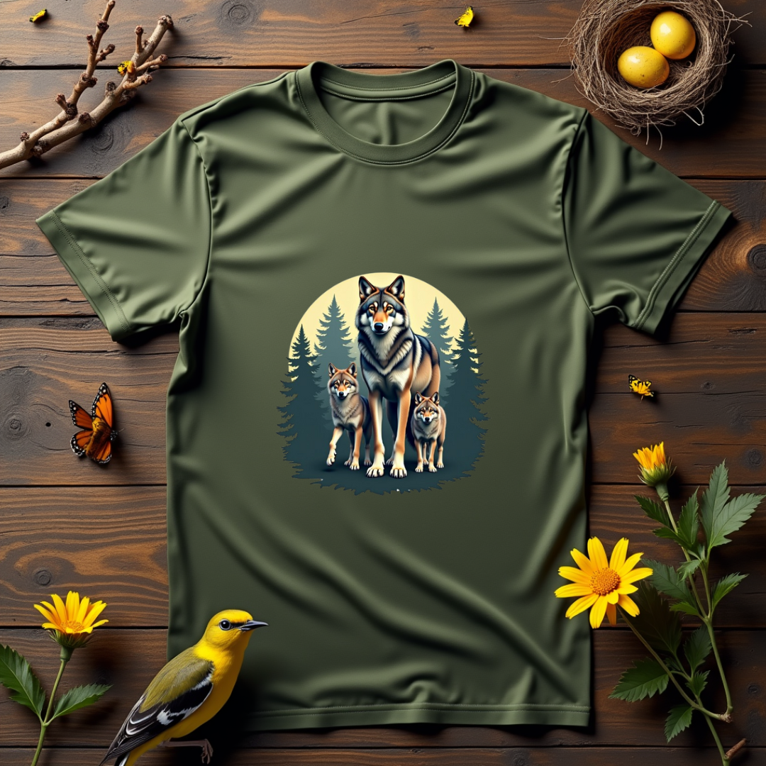 Wolf Family Graphic Softstyle T-Shirt