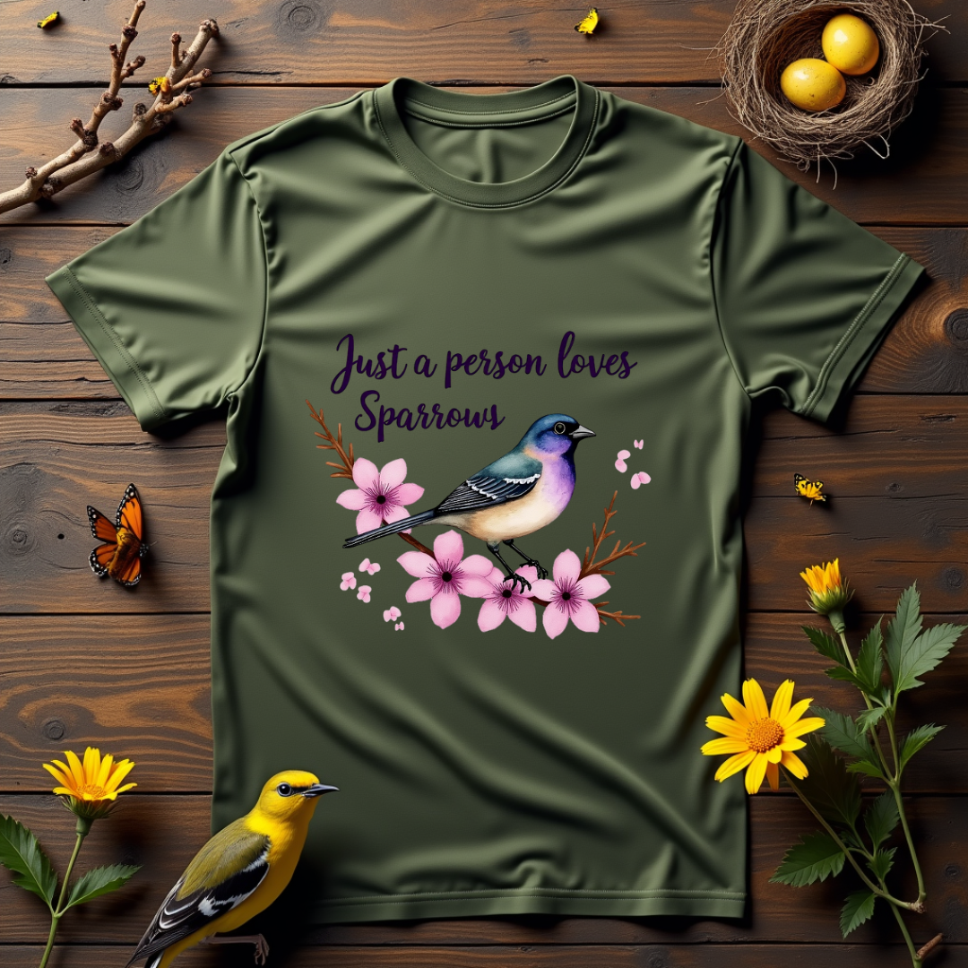 Sparrow Bliss Softstyle T-Shirt – Birds Lover's