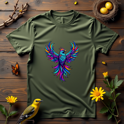 Bird adorned with swirling patterns Softstyle T-Shirt – Birds Lover's