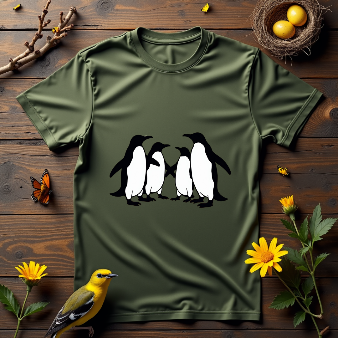 Dance Penguins Graphic Softstyle T-Shirt