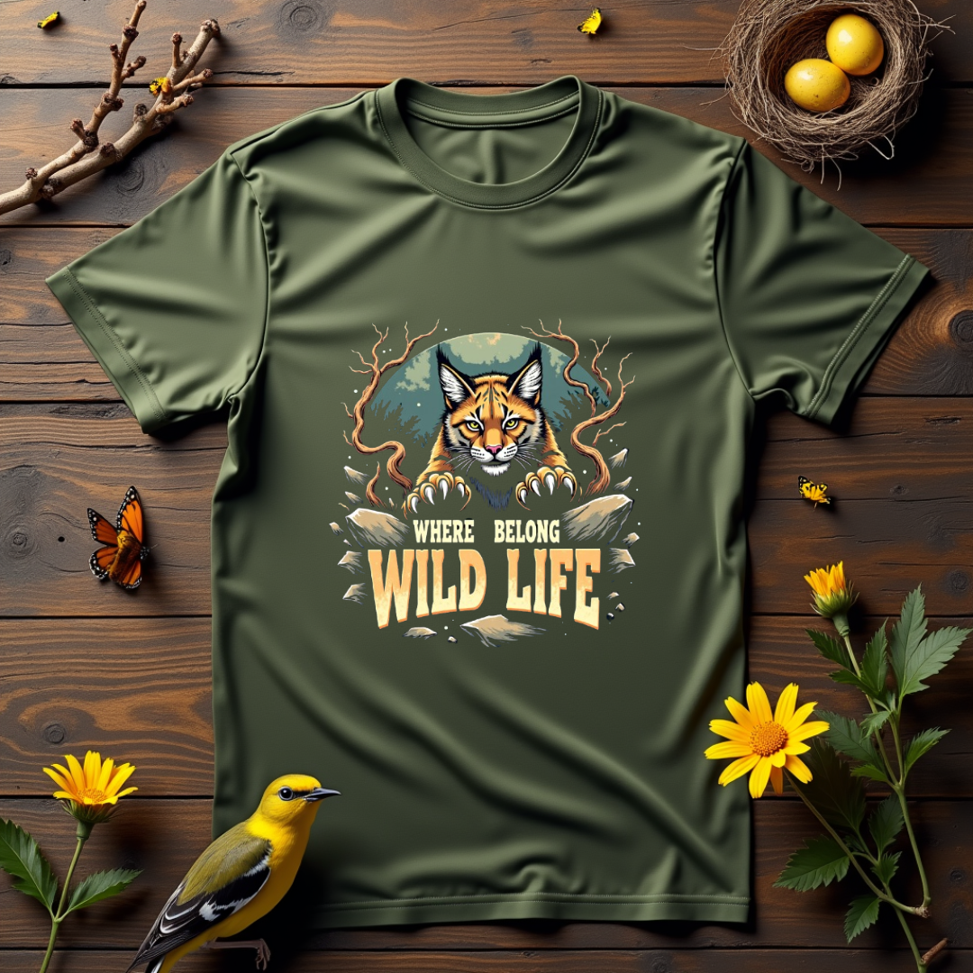 Wild Pounce Graphic Softstyle T-Shirt- Cat Lovers