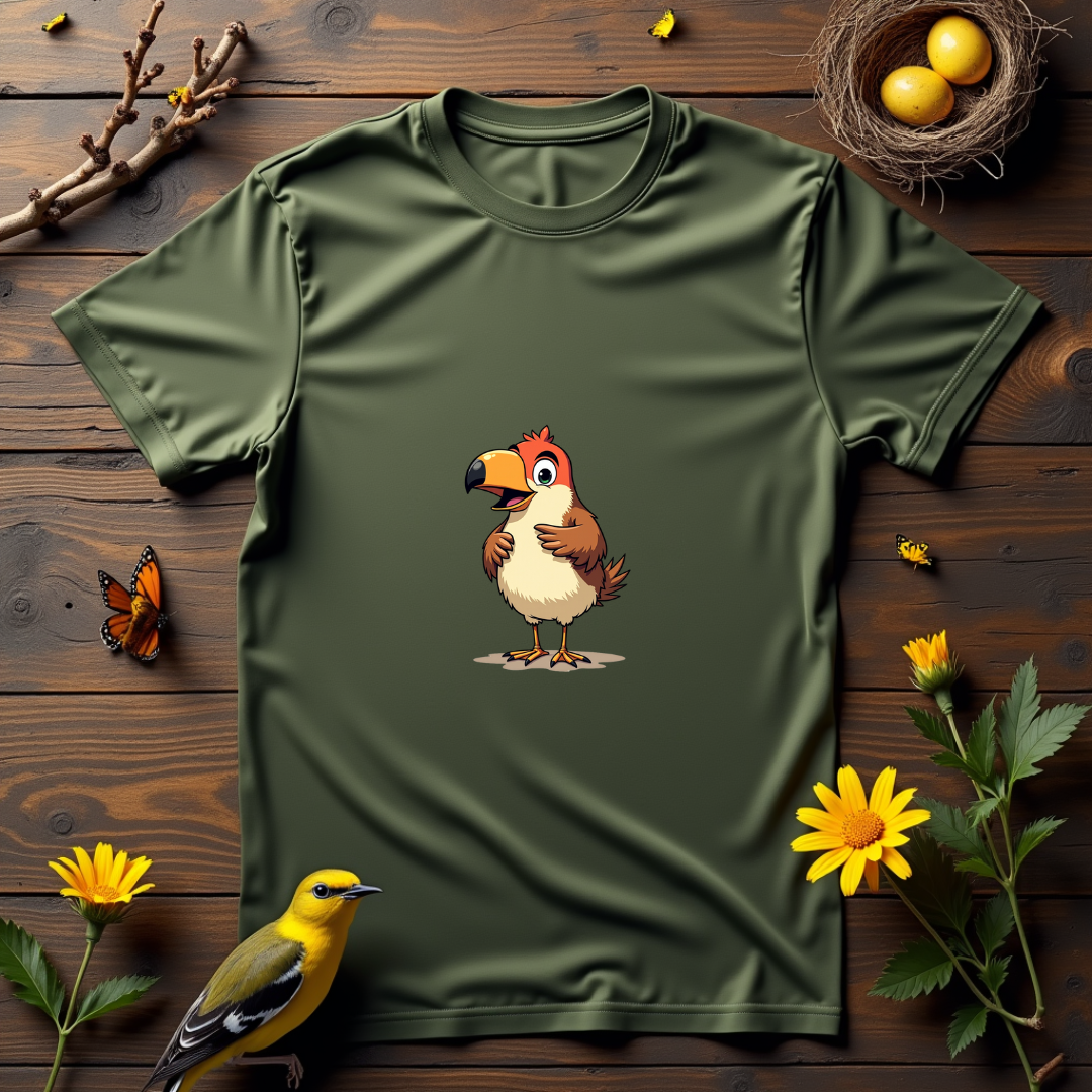 Curious Bird Graphic Softstyle T-Shirt