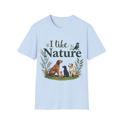 Typography Meets Nature Softstyle T-Shirt –