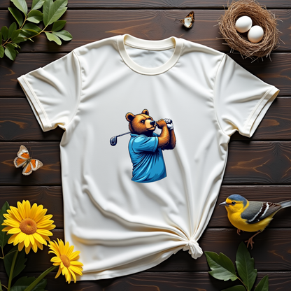 Bear Golfer Softstyle T-Shirt