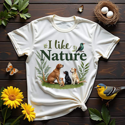 Typography Meets Nature Softstyle T-Shirt –