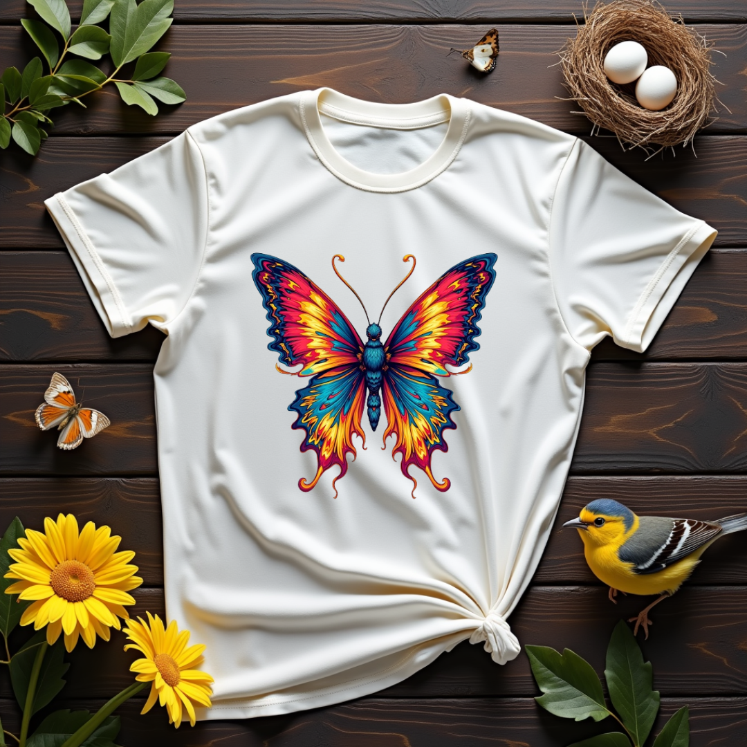 Vibrant colors Butterfly Softstyle T-Shirt