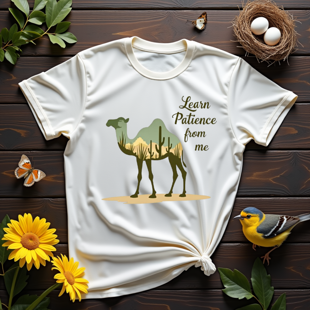 Camel Serenity Graphic Softstyle T-Shirt