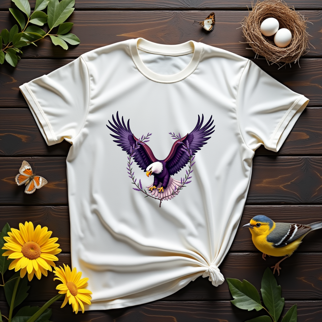 Botanical Eagle Graphic Softstyle T-Shirt