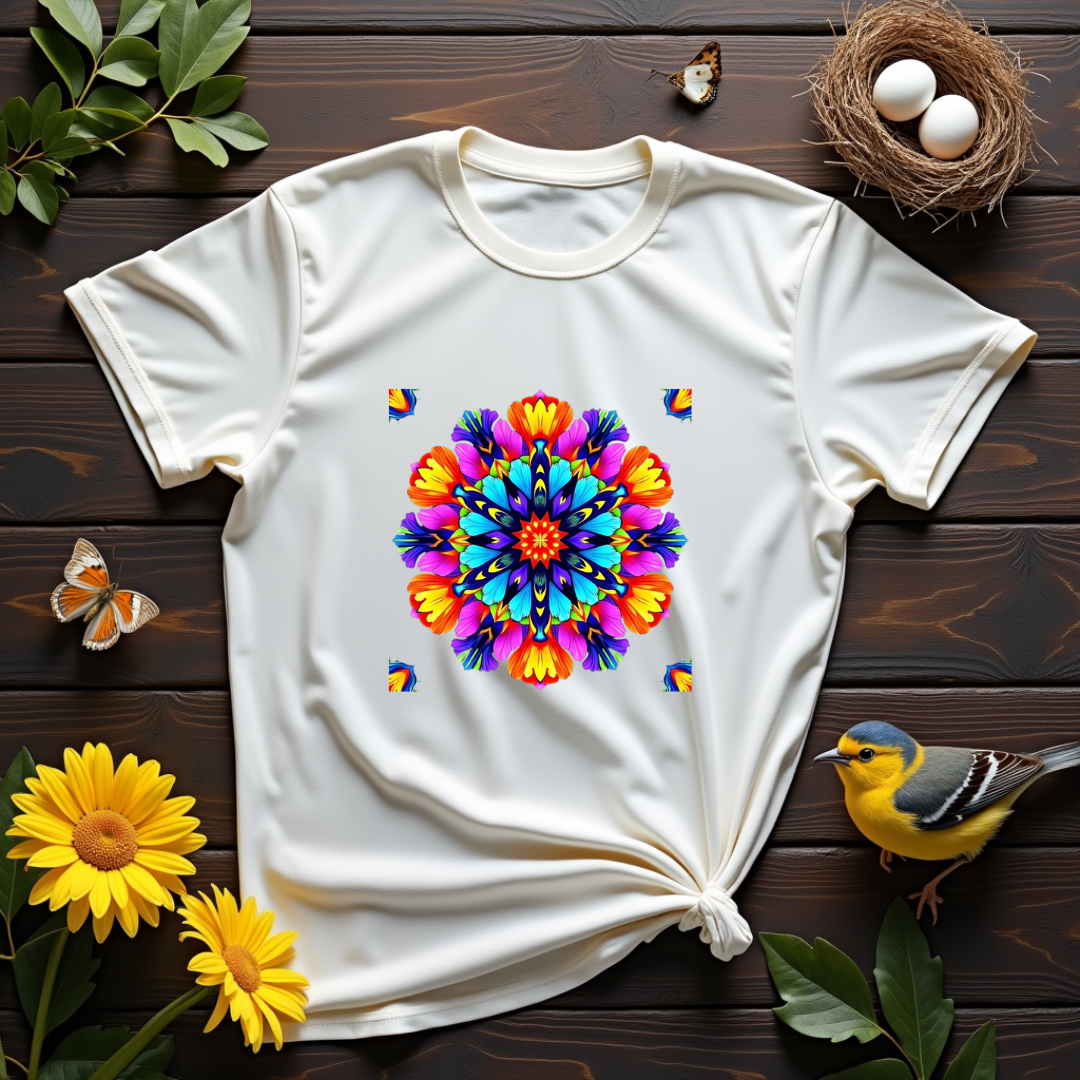 Psychedelic Harmony Graphic Softstyle T-Shirt