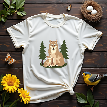 Wolf Family, Silent Watch Graphic Softstyle T-Shirt