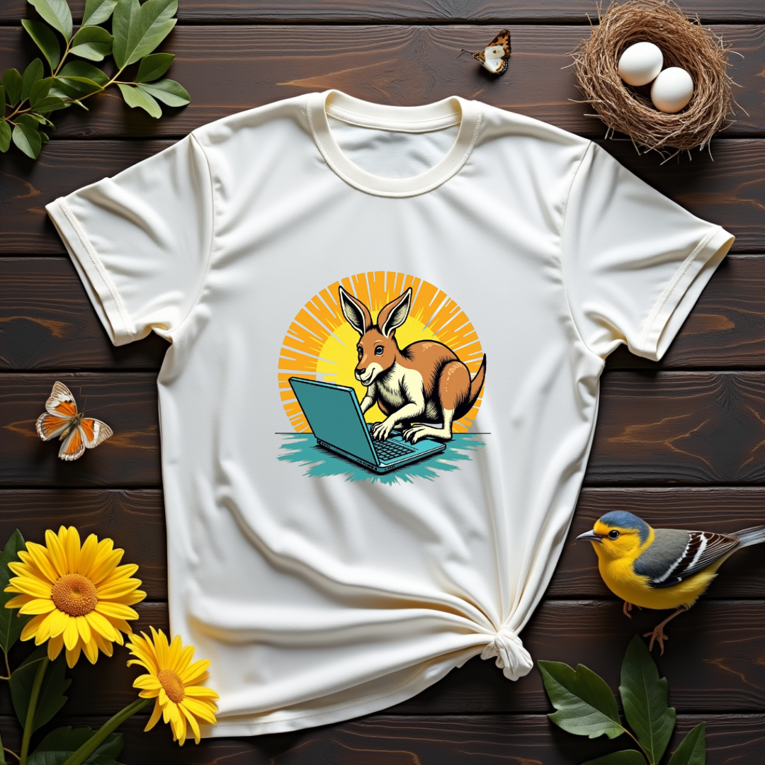 Kangaroo Hustle Graphic Softstyle T-Shirt