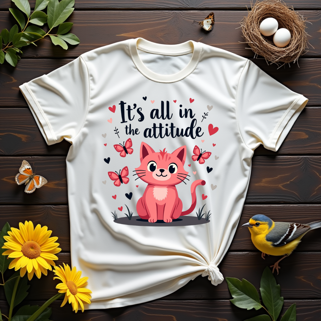 Attitude Cat Softstyle T-Shirt –