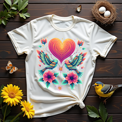 Love Dance birds   Softstyle T-Shirt