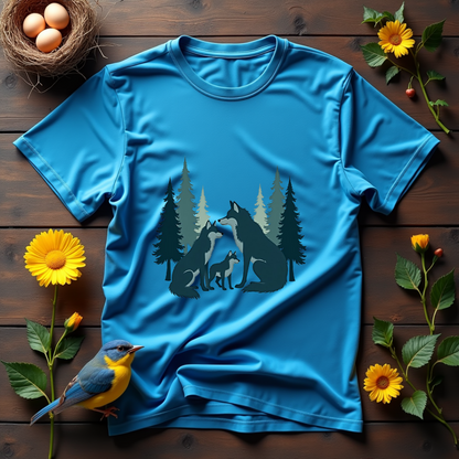 Serene Wolves Graphic Softstyle T-Shirt