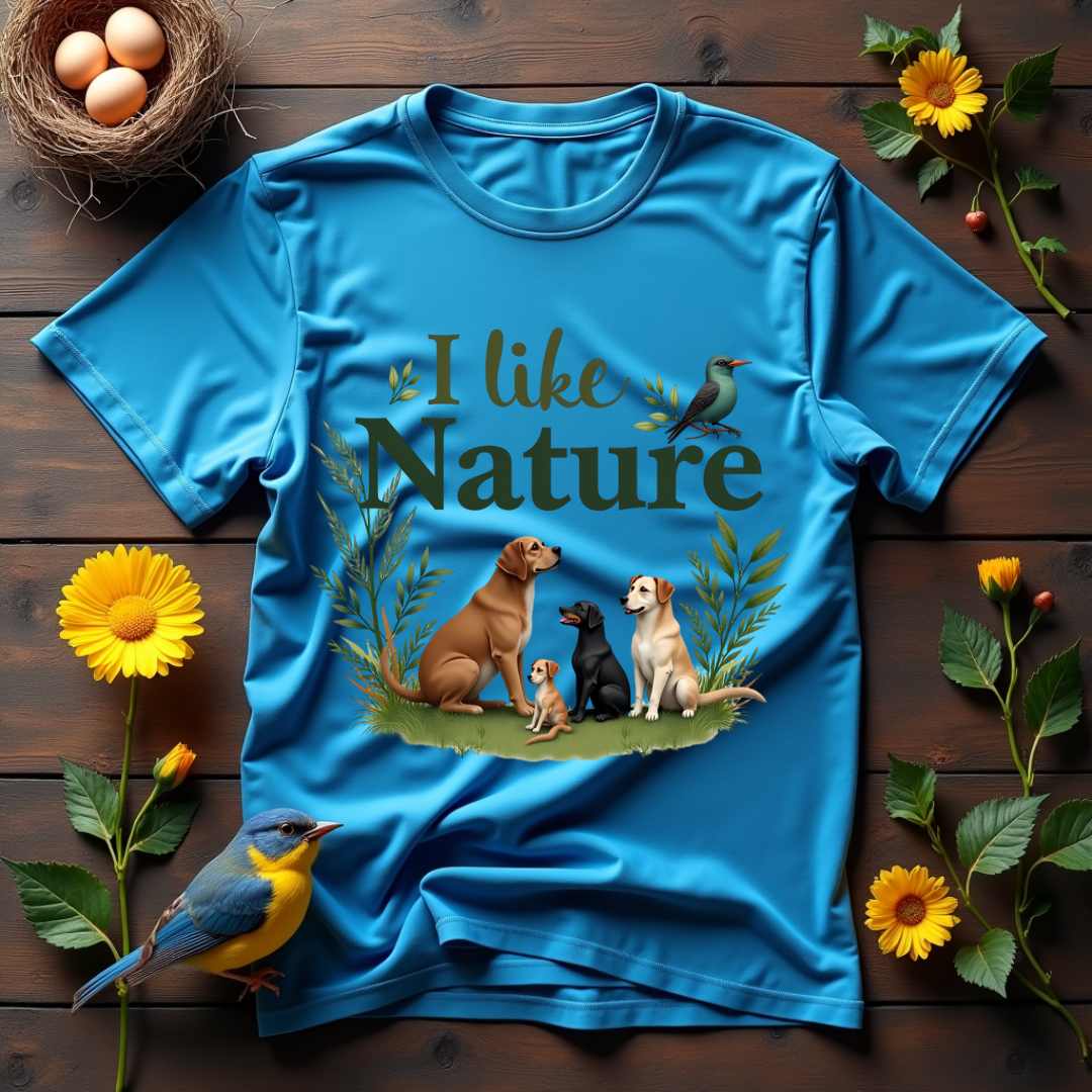 Typography Meets Nature Softstyle T-Shirt –