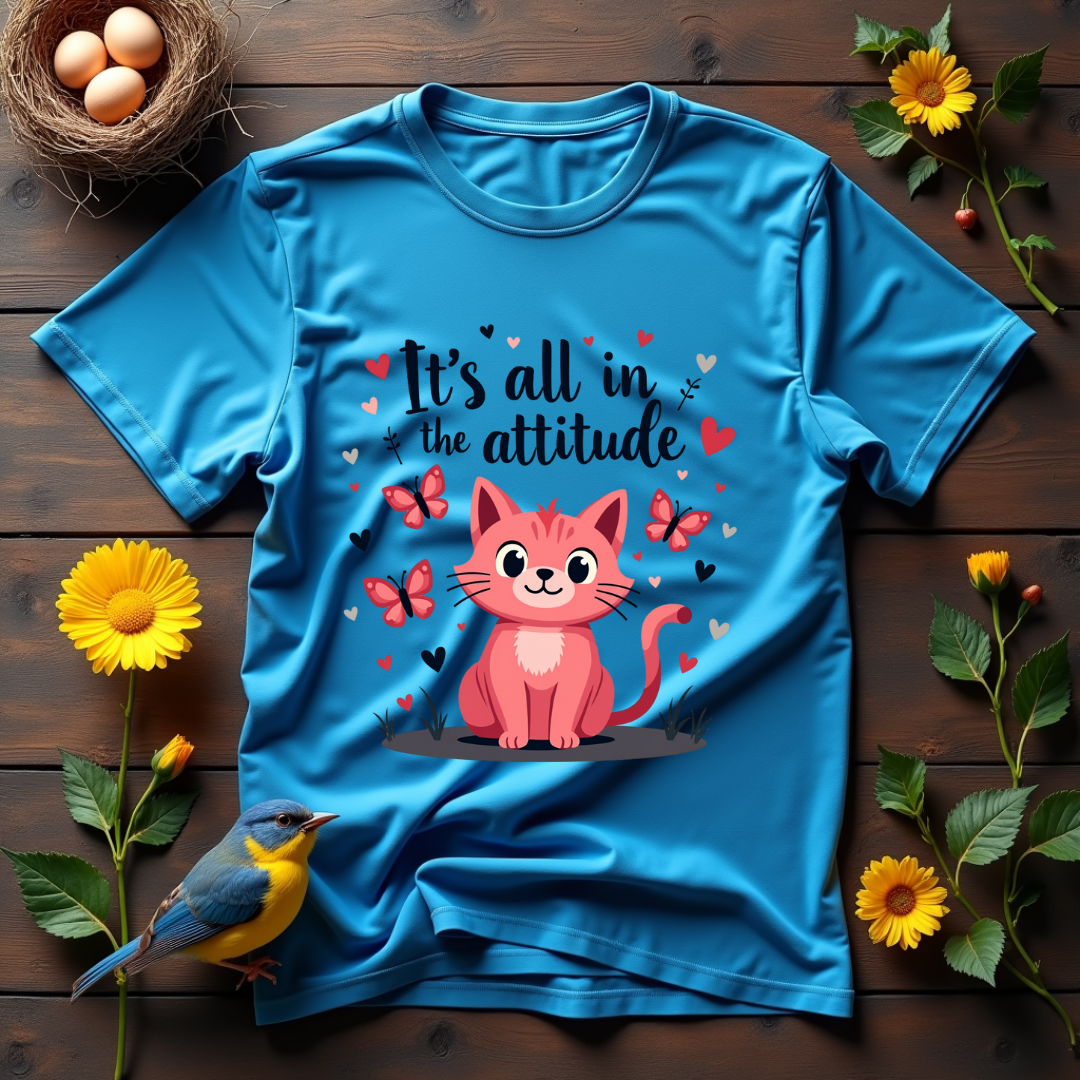 Attitude Cat Softstyle T-Shirt –