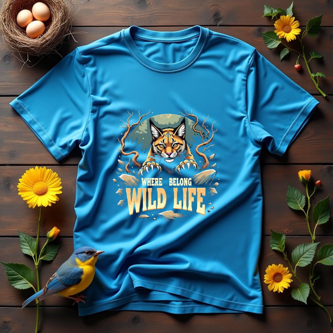 Wild Pounce Graphic Softstyle T-Shirt- Cat Lovers