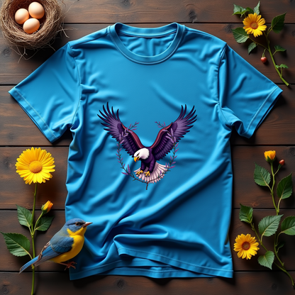 Botanical Eagle Graphic Softstyle T-Shirt