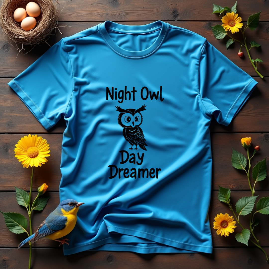 Night Owl Graphic Softstyle T-Shirt