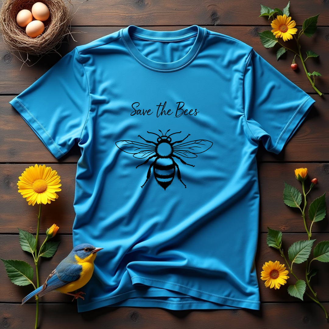 Elegant Bee Graphic Softstyle T-Shirt