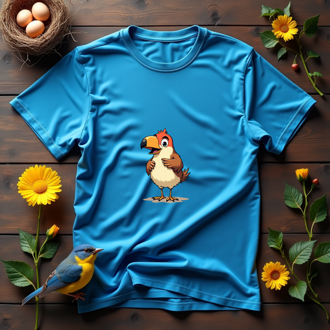 Curious Bird Graphic Softstyle T-Shirt