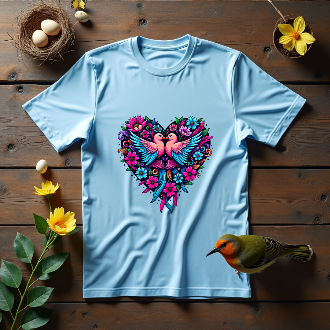 Love Birds Softstyle T-Shirt – Birds Lover's