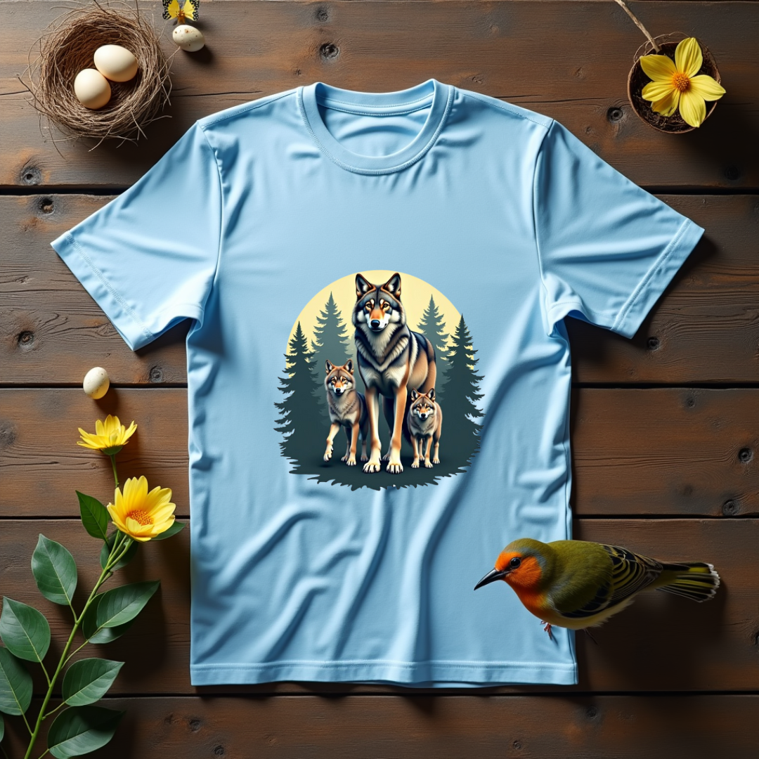 Wolf Family Graphic Softstyle T-Shirt