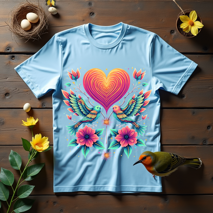 Love Dance birds   Softstyle T-Shirt