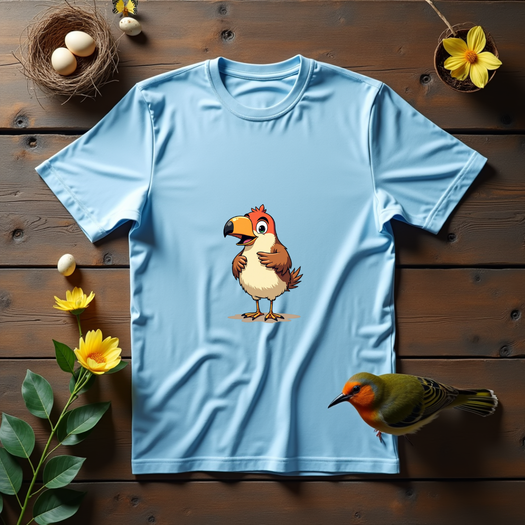 Curious Bird Graphic Softstyle T-Shirt