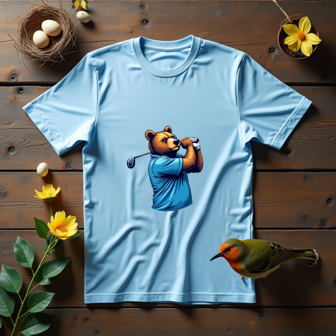 Bear Golfer Softstyle T-Shirt