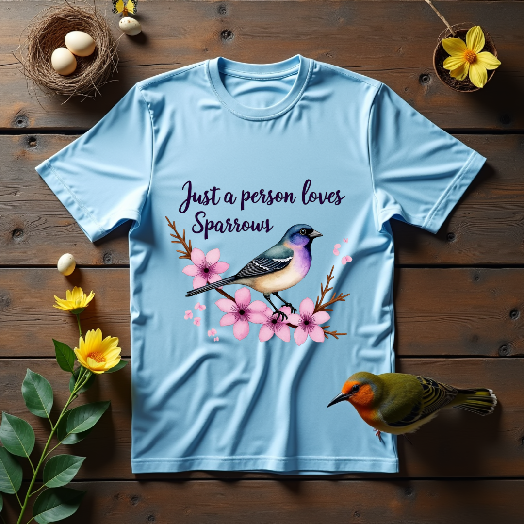 Sparrow Bliss Softstyle T-Shirt – Birds Lover's