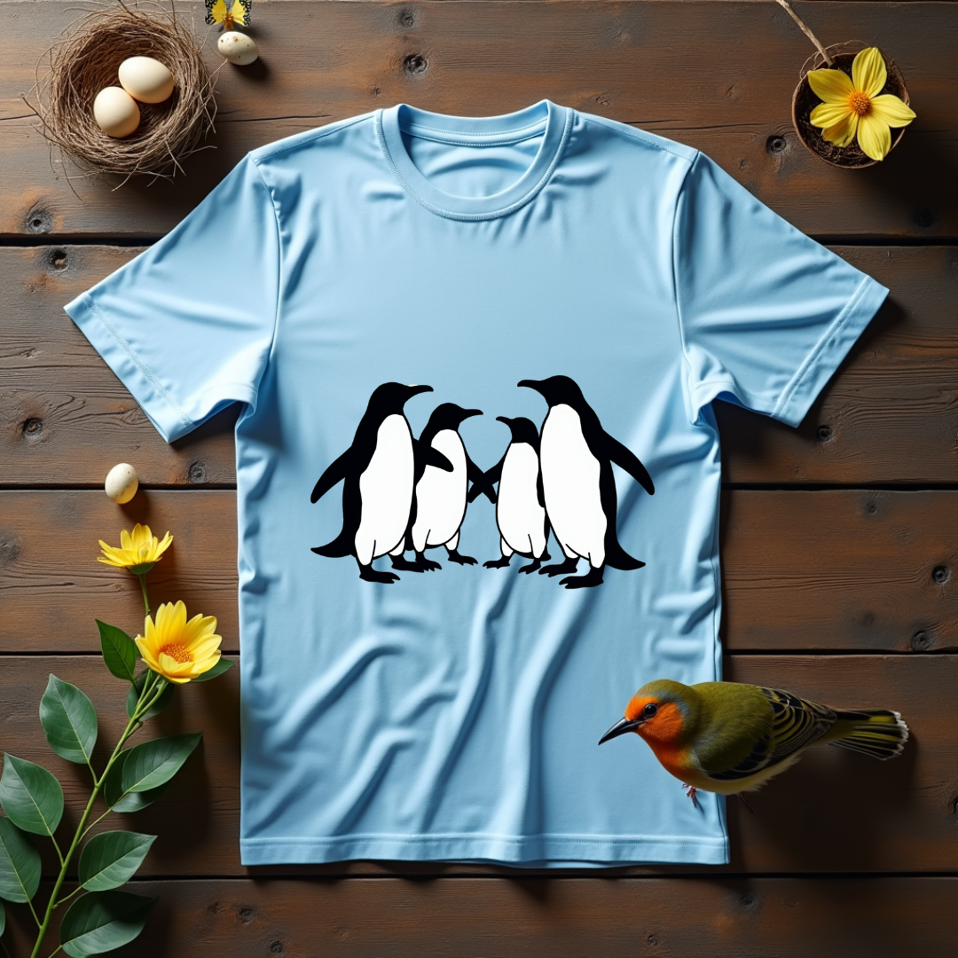 Dance Penguins Graphic Softstyle T-Shirt