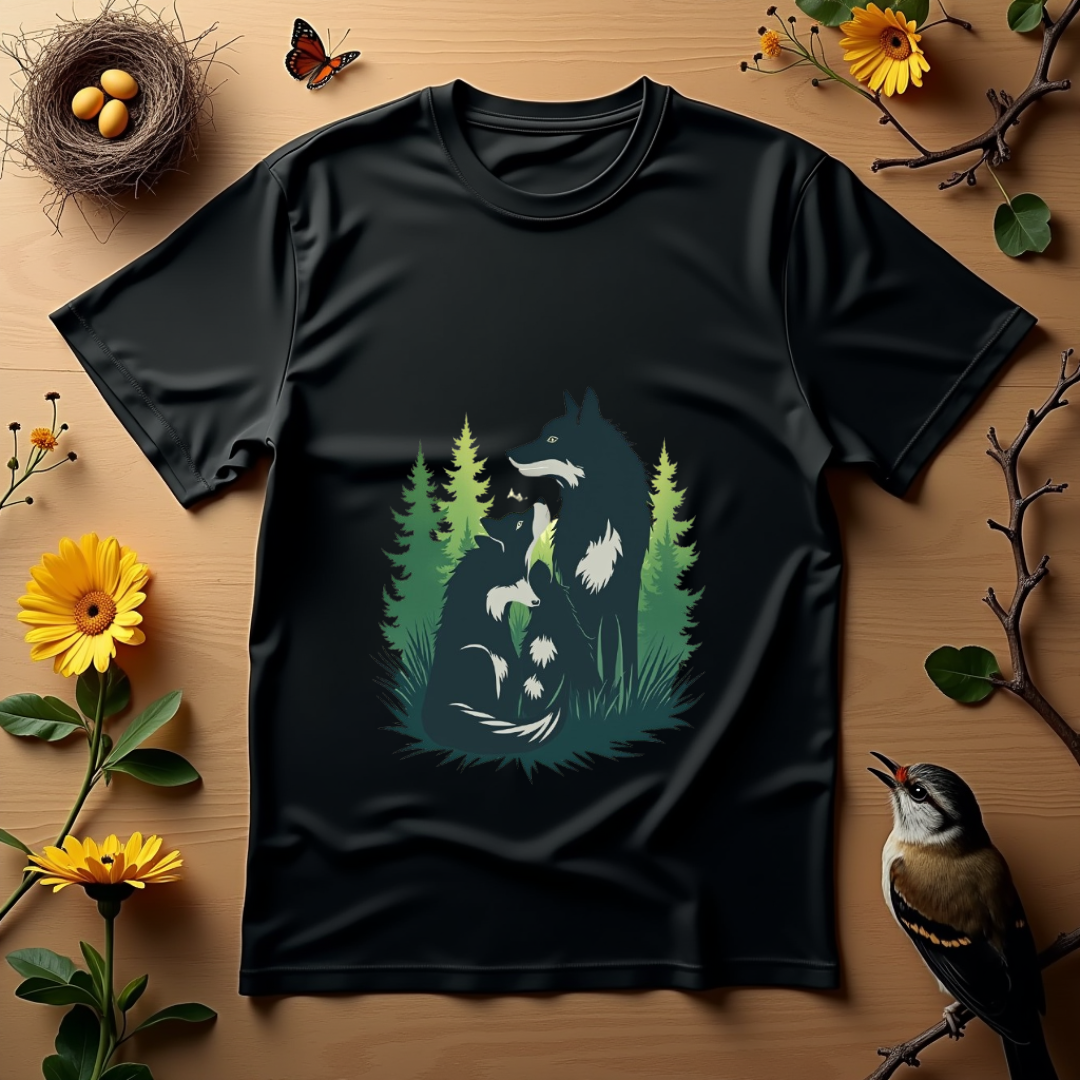 Wolf Nature Graphic Softstyle T-Shirt