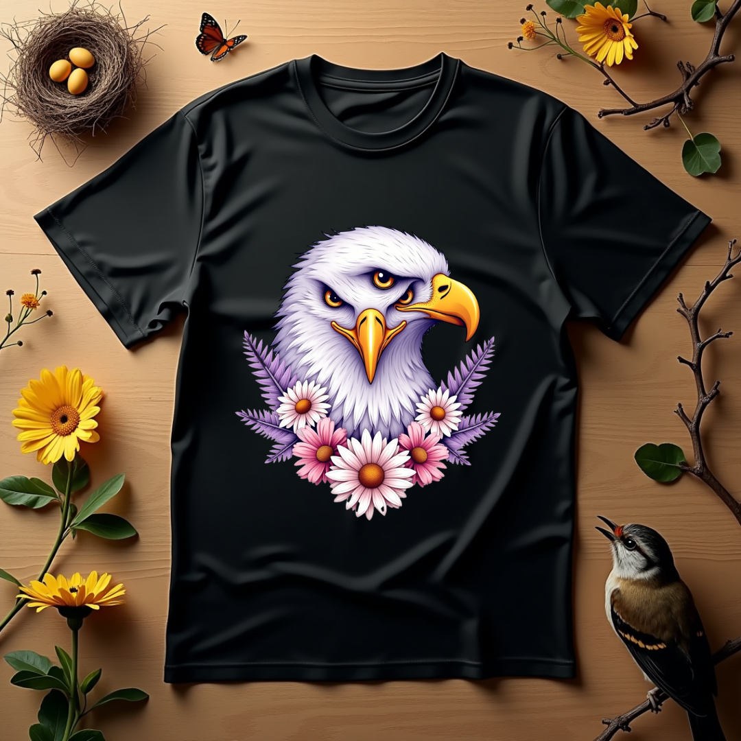 Eeagle heads Graphic Unisex Softstyle T-Shirt – Nature Lover's Apparel