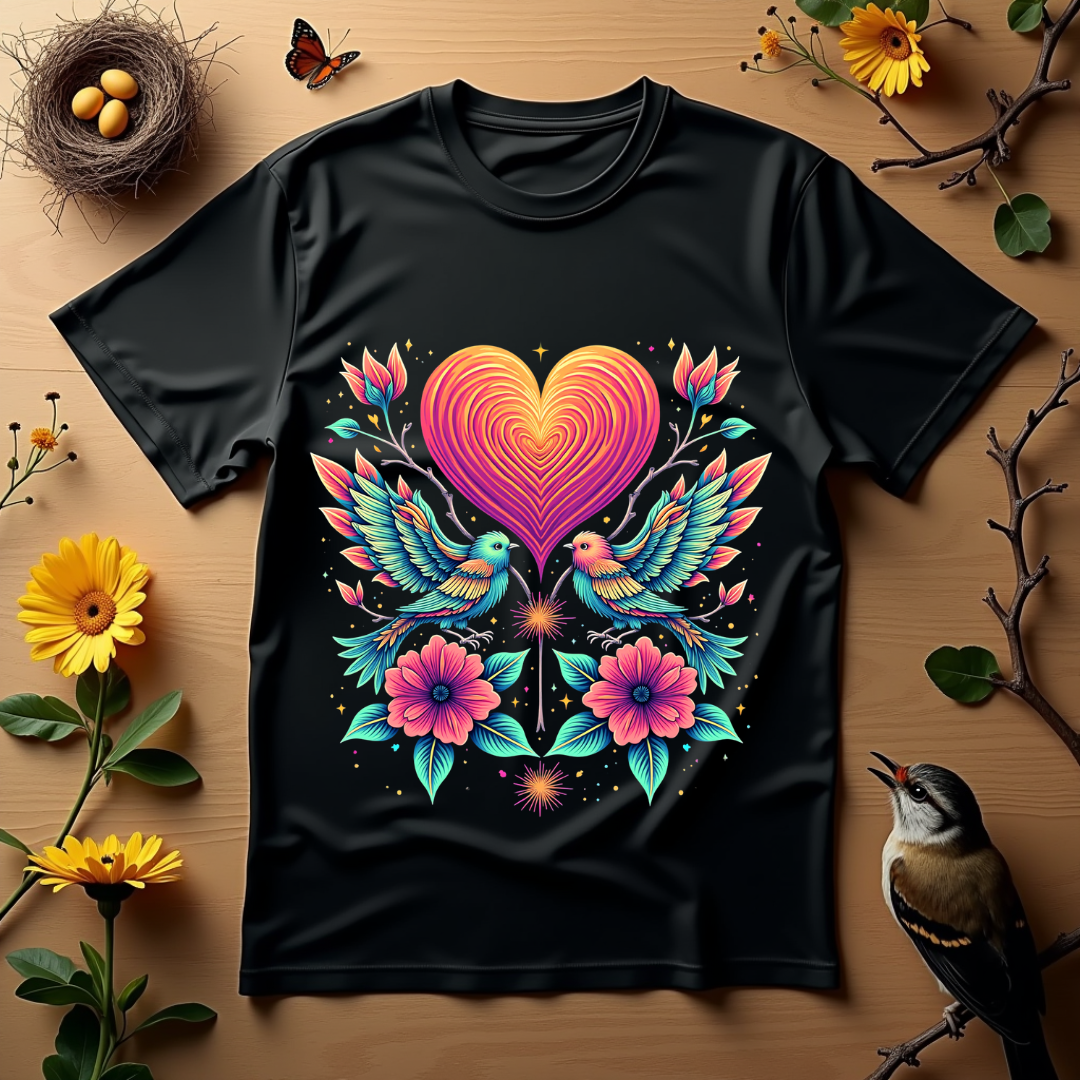 Love Dance birds   Softstyle T-Shirt