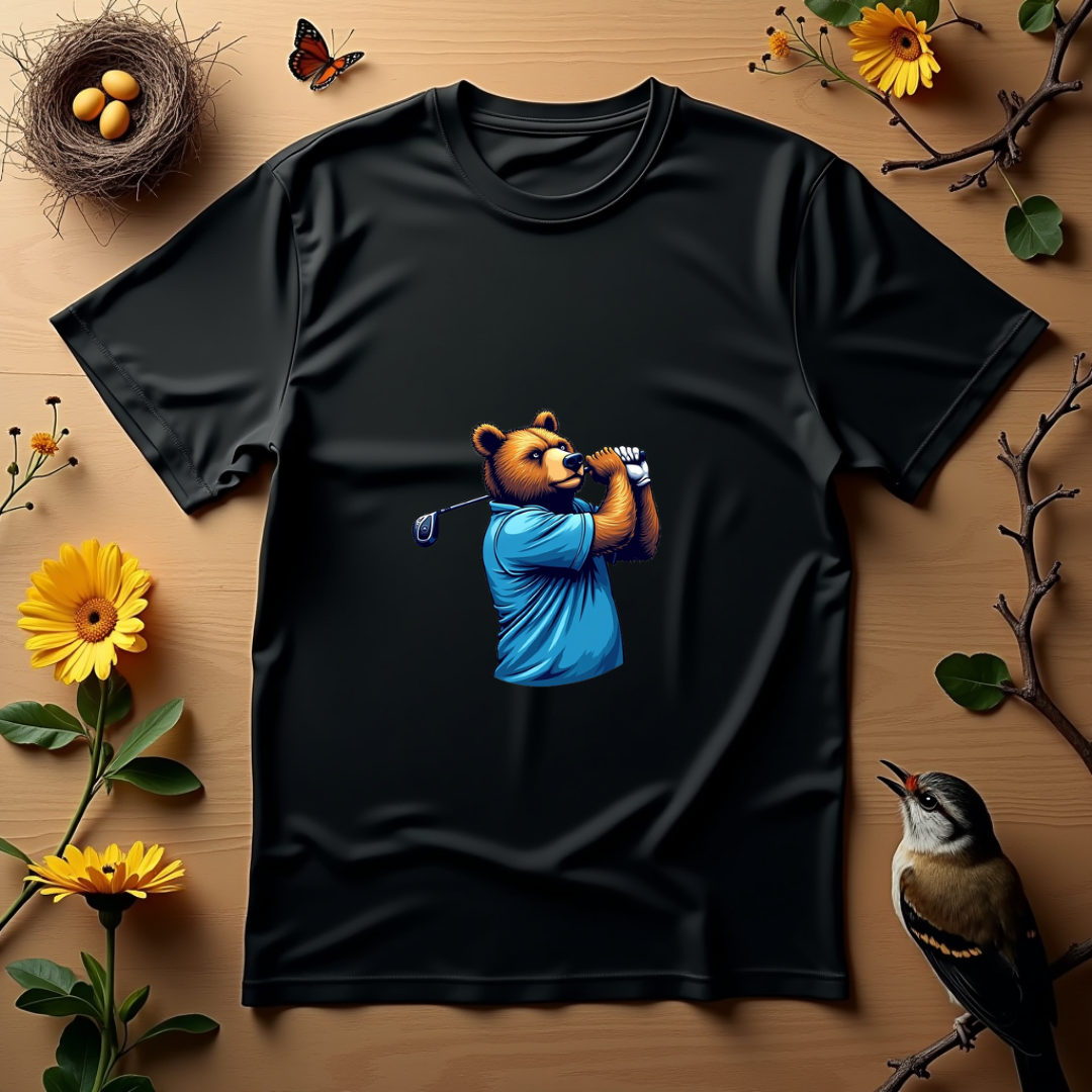 Bear Golfer Softstyle T-Shirt