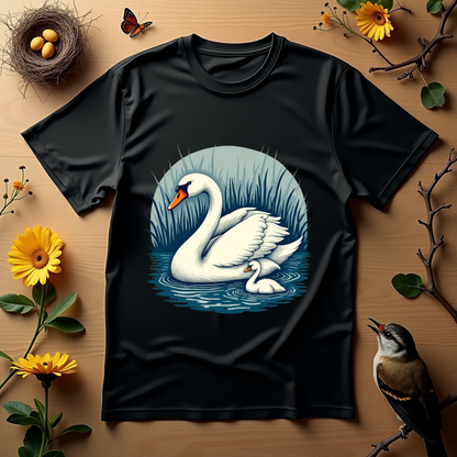 Cozy Swan Graphic Softstyle T-Shirt