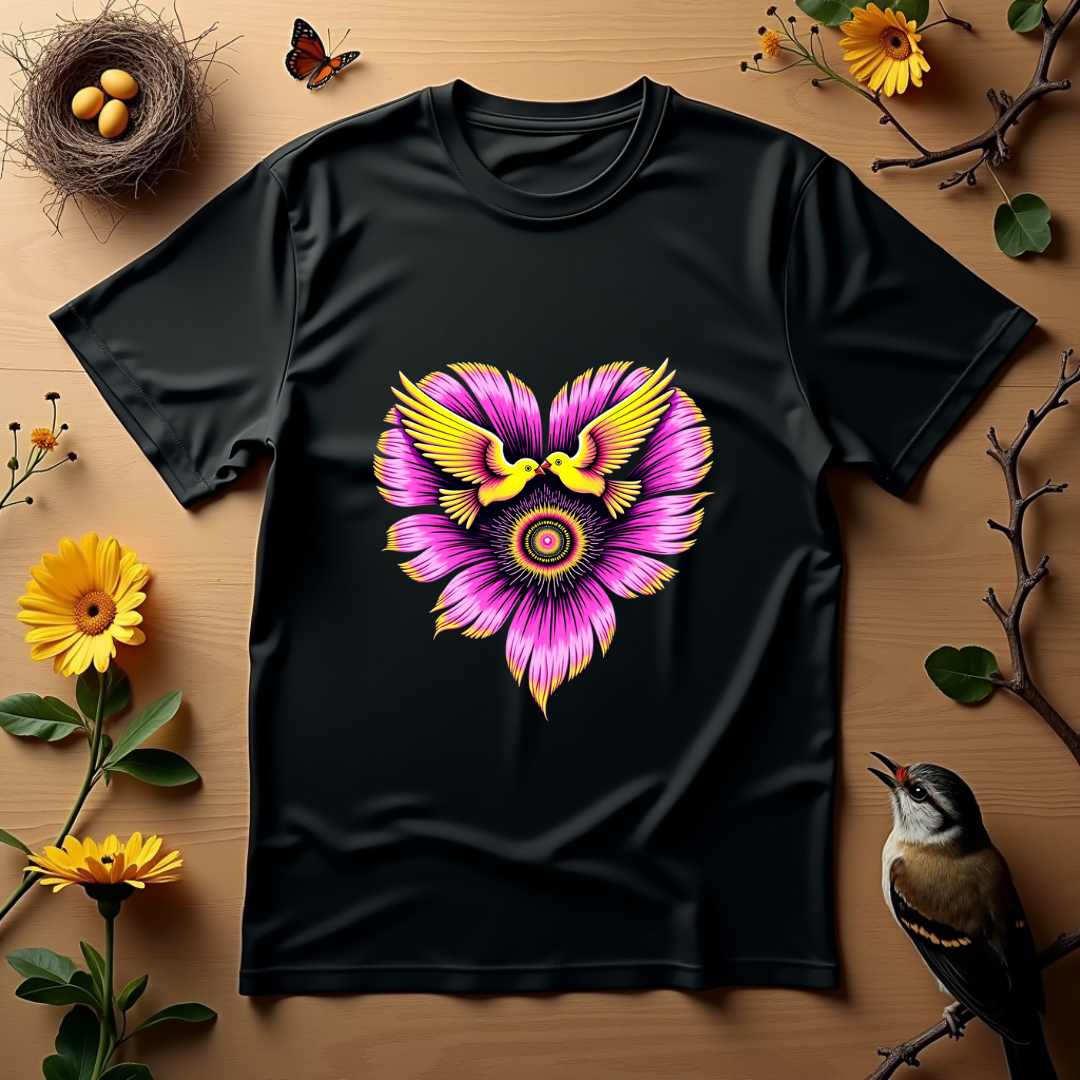 Psychedelic Heart Softstyle T-Shirt